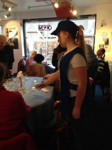 Duke of Edinburgh student serving at the Lunch Club